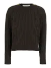 Golden Goose Brown Wool Blend Sweater In Brown