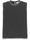 Golden Goose Isabel T-shirt In 60318 Anthracite