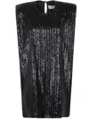 Golden Goose Sequin Mini Dress. In Black