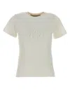 Golden Goose Deluxe Brand White Viscose Blent T-shirt In Neutral