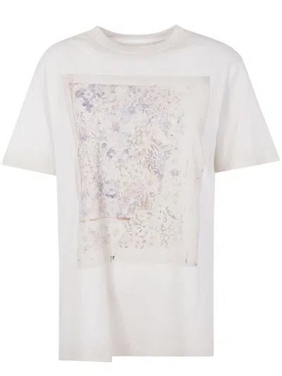 Golden Goose "journey W`s" T-shirt Regular Gauze Cotton Jersey With Print Clothing