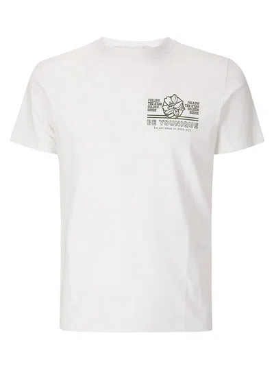 Golden Goose Journey Ws T-shirt Regular Light Cotton Jersey Wi In White