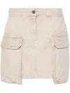 Golden Goose Journey Mini Worker Skirt In 15527 Trench Coat