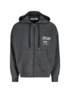 Golden Goose Deluxe Brand Dark Grey Cotton Oversize Ottaviano Sweatshirt In Gray