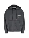 Golden Goose Deluxe Brand Dark Grey Cotton Oversize Ottaviano Sweatshirt In Gray