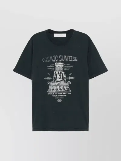 GOLDEN GOOSE JOURNEYM'ST-SHIRT GRAPHIC LOGO CREW NECK