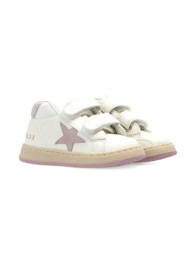 Golden Goose Babies' June Ballstar Leather Sneakers In Multi