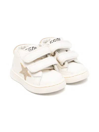 Golden Goose Kids' June Ballstar Sneakers In White