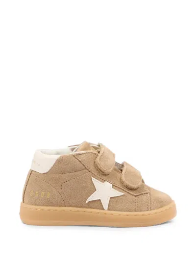 Golden Goose Kids' June Ballstar Star-patch Sneakers In Animal Print