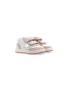 Golden Goose Baby June Leather Sneakers In White
