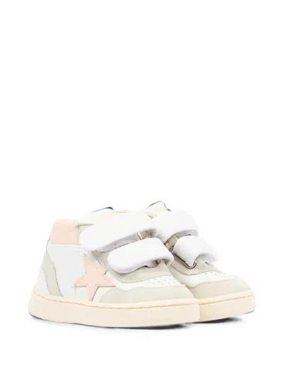 Golden Goose Babies' June Star-patch Panelled Sneakers In White