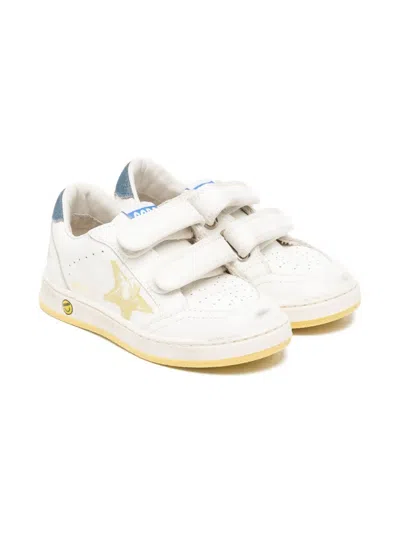 Golden Goose Kids' Junior Old School Trainers In White