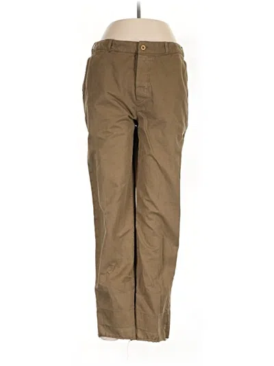 Pre-owned Golden Goose Khaki Pant In Brown