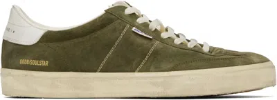 GOLDEN GOOSE KHAKI SOUL STAR SNEAKERS