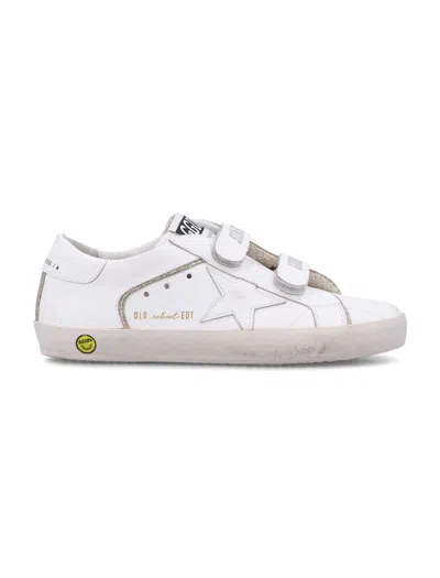 Golden Goose Kid - Old School Sneakers In White