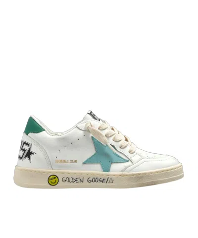 Golden Goose Kids Ball Star Low-top Sneakers In White
