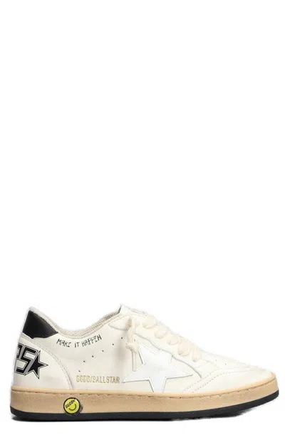 Golden Goose Kids Ball Star New Lace In White