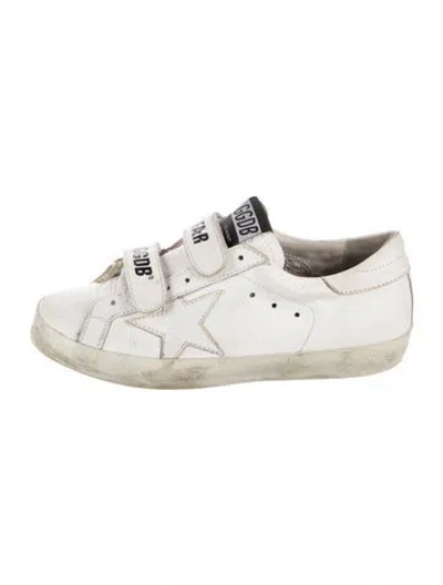Pre-owned Golden Goose Kids Boys Leather Sneakers In White