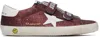 Golden Goose Burgundy Old School Sneakers In 82469 Bordeaux/white