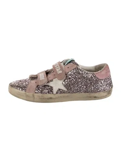 Pre-owned Golden Goose Kids Girls' Glitter Sneakers, In Pink