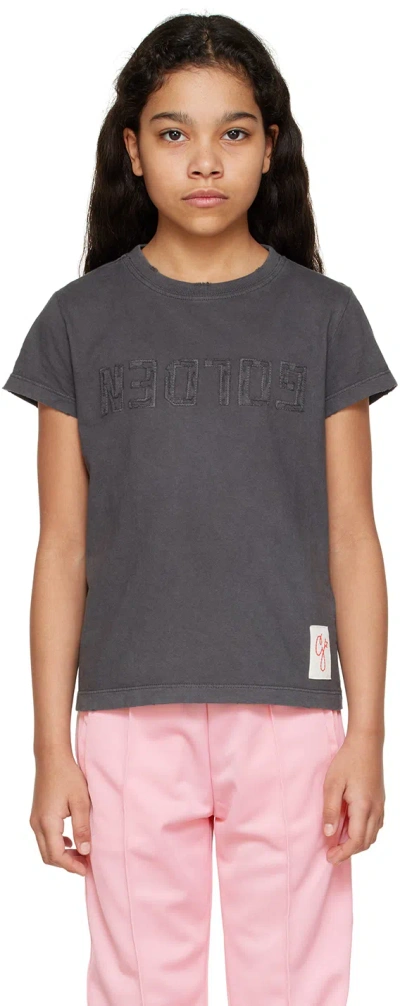 Golden Goose Gray T-shirt Boy Kids. In 60278 Antracite