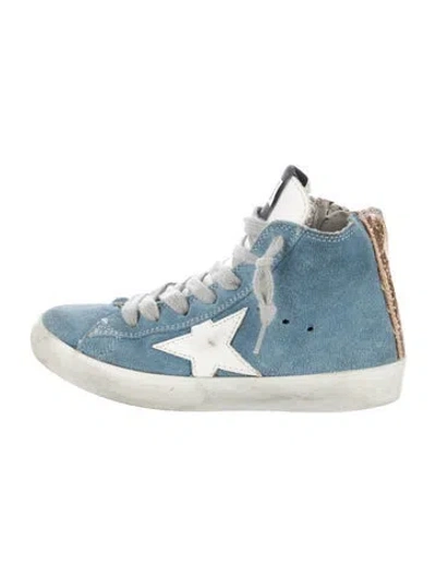 Pre-owned Golden Goose Babies' Kids High-top Sneakers In Blue