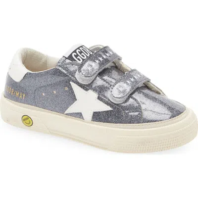 Golden Goose Kids' May School Glitter Low Top Sneaker