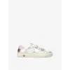 Golden Goose May School Sneakers In Silver Com