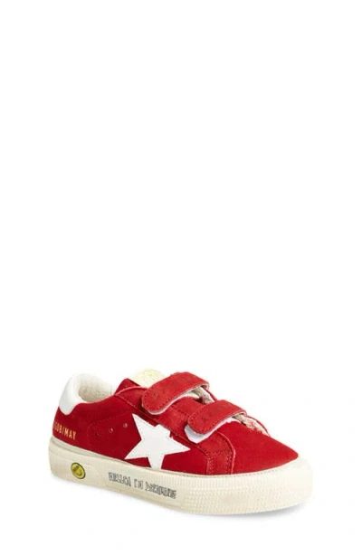 Golden Goose Round-head Casual Shoes In Red/white