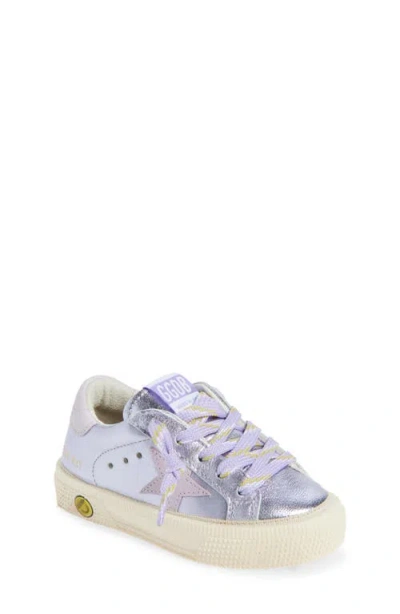 Golden Goose Kids' May Sneaker In Purple