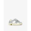Golden Goose Rey/other Kids' May Suede Low-top Trainers Eur 21 /5 Uk In Grey/other