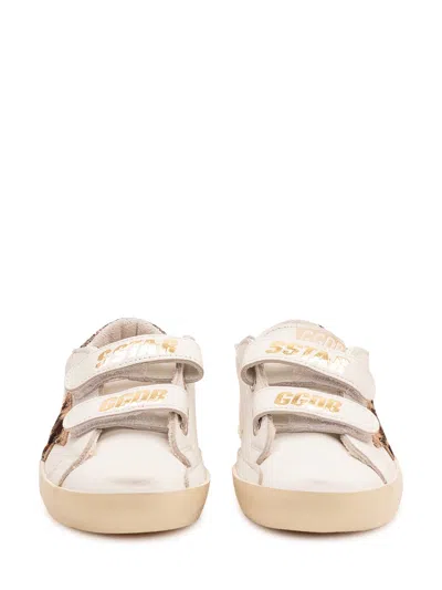 Golden Goose Kids Mini Old School Leather Sneakers