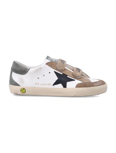 Golden Goose Kids Mini Old School Sneakers For Kids In White