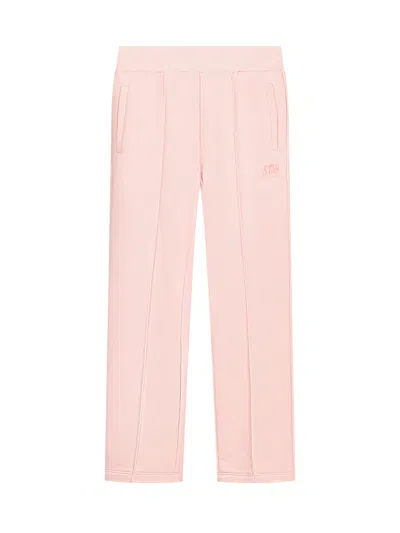 Golden Goose Kids Mini Paintntaloni Trousers In Pink