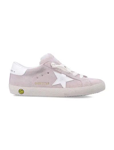 Golden Goose Kids Mini Star Appliqué Sneakers For Girls In Pink