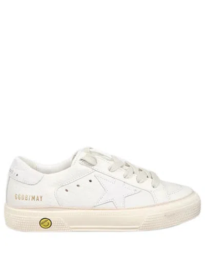 Golden Goose Kids Mini Star Sneakers For Boys In White