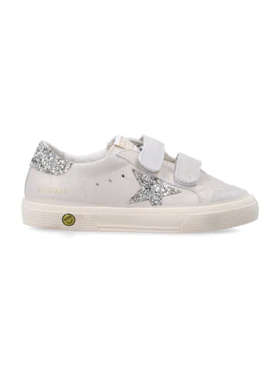 Golden Goose Kids Mini Vintage Spirit School Sneakers For Girls In Multi