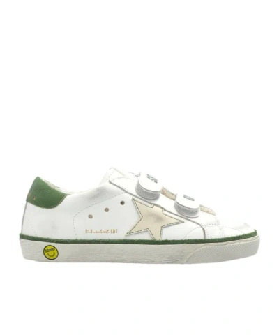 Golden Goose Round Toe Sneakers In White