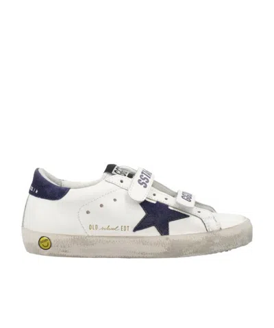 Golden Goose Logo Sports Shoes In White