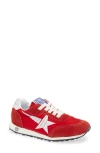 Golden Goose Running Marathon Suede-trimmed Sneakers In Multi