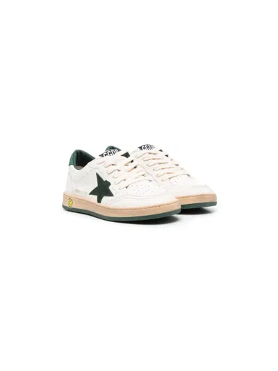 Golden Goose Kids Sneakers Ball Star In White
