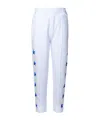 Golden Goose Star-printed Tapered-leg Track Pants In White