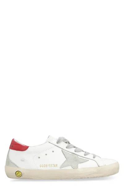 Golden Goose Kids Super-star Mini Girls' Low-top Sneaker In White