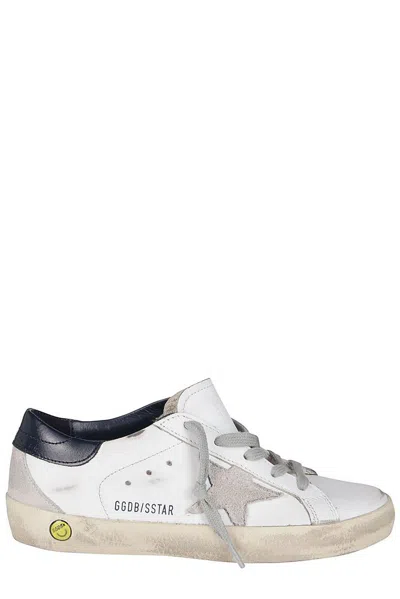 Golden Goose Kids Superstar Sneakers In White