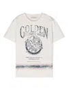 GOLDEN GOOSE GOLDEN GOOSE KIDS T-SHIRTS AND POLOS WHITE