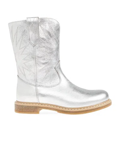Golden Goose Kids Wish Star Ankle Boots In Multi