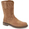 Golden Goose Kids' Wish Star Biker Boot In Brown