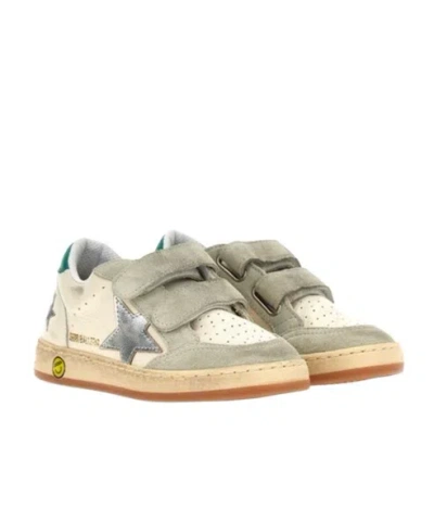 Golden Goose Kids Young Ball Star Sneakers In Nude