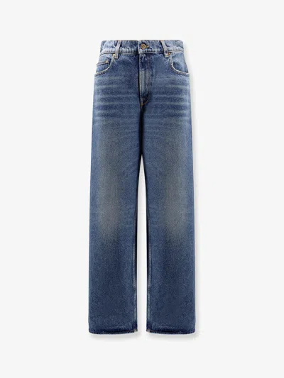 GOLDEN GOOSE KIM DENIM MEDIUM WASH JEANS
