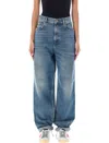 Golden Goose Denim Jeans In Medium Stone Washed